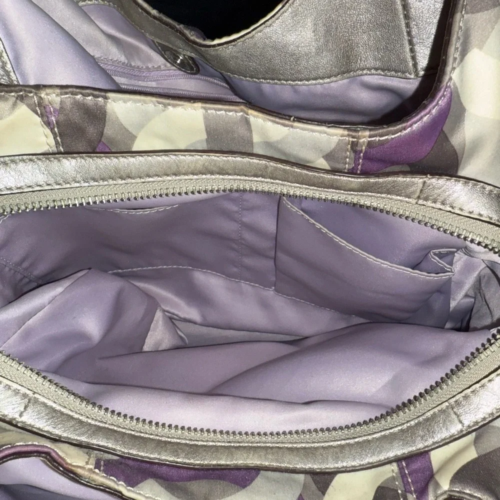 Coach Madison Op Art Sateen Maggie Shoulder Bag - Picture 8 of 13